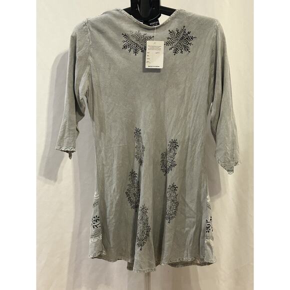 NWT S.R. Fashions Gray Women's Tunic (see measurements) - Picture 2 of 9